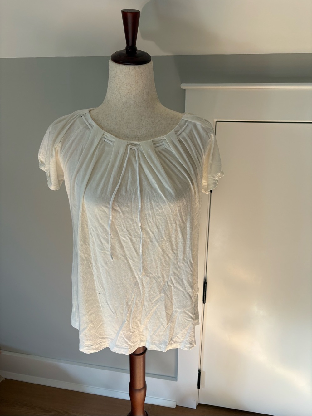 Jcrew Women's Pleated Short-Sleeve Top size small